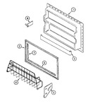 Diagram for 04 - Freezer Inner Door