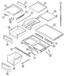 Diagram for 09 - Shelves & Accessories