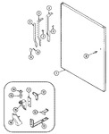 Diagram for 07 - Fresh Food Outer Door