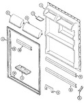 Diagram for 05 - Fresh Food Inner Door