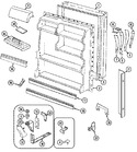 Diagram for 05 - Fresh Food Door