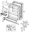 Diagram for 04 - Fresh Food Door