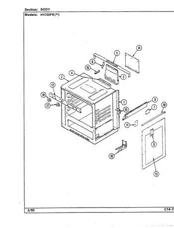 Diagram for H4100PRW