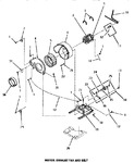 Diagram for 13 - Motor, Exhaust Fan & Belt