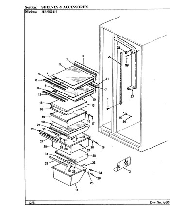 Diagram for HRNS2419 (BOM: BP88B)