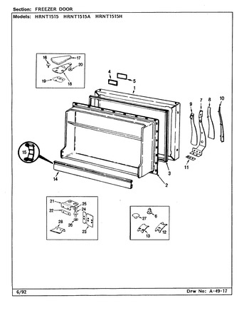 Diagram for HRNT1515 (BOM: BF09F)