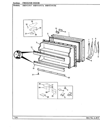 Diagram for HRNT1917A (BOM: BF53A)