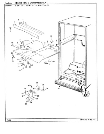 Diagram for HRNT1917A (BOM: BF53A)