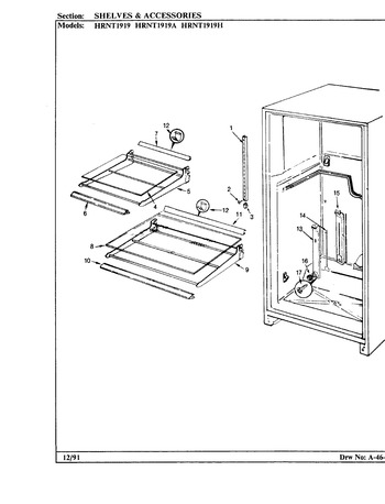 Diagram for HRNT1919H (BOM: BF65B)