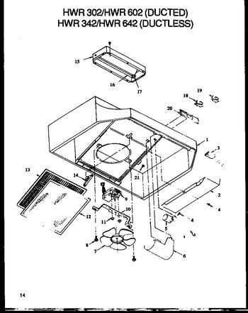 Diagram for HWR6421W (BOM: P1175107S)