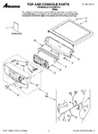 Diagram for 01 - Top And Console Parts