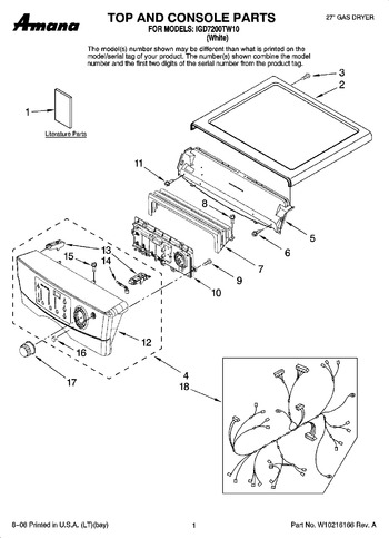 Diagram for IGD7200TW10