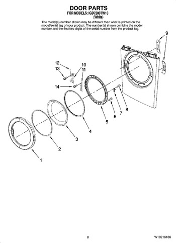 Diagram for IGD7200TW10