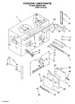 Diagram for 05 - Freezer Liner Parts