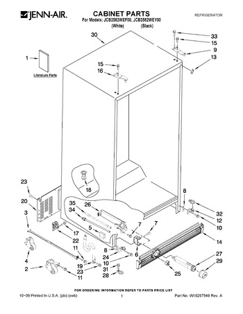 Diagram for JCB2582WEF00