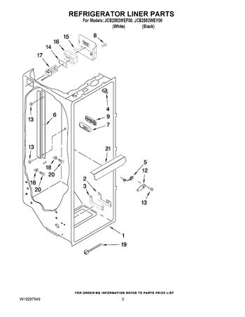 Diagram for JCB2582WEF00