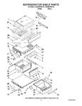 Diagram for 03 - Refrigerator Shelf Parts