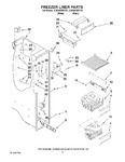 Diagram for 04 - Freezer Liner Parts