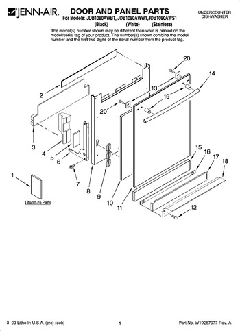 Diagram for JDB1080AWB1