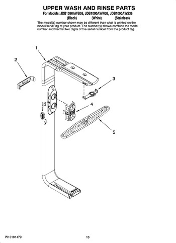 Diagram for JDB1090AWS36