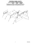 Diagram for 02 - Control Panel Parts