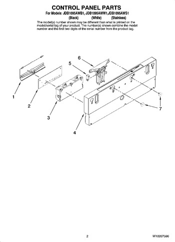 Diagram for JDB1095AWW1