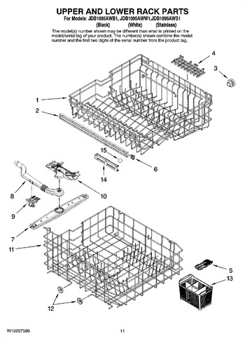 Diagram for JDB1095AWW1