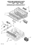 Diagram for 09 - Upper And Lower Rack Parts