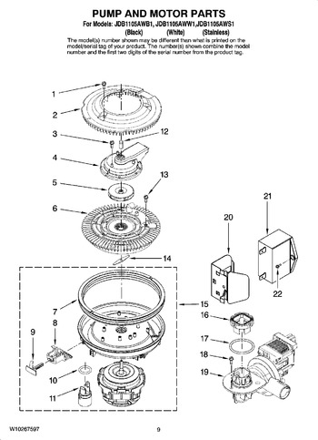 Diagram for JDB1105AWS1