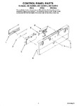 Diagram for 02 - Control Panel Parts