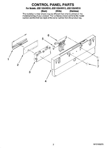 Diagram for JDB1105AWS10