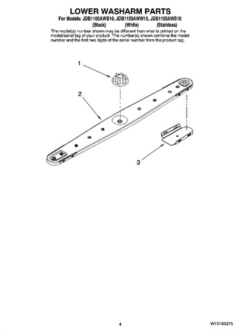 Diagram for JDB1105AWS10