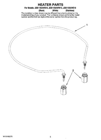 Diagram for JDB1105AWS10