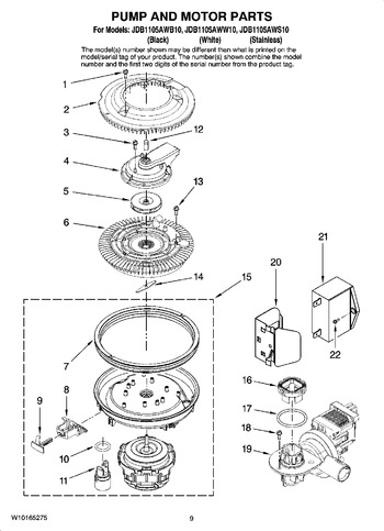 Diagram for JDB1105AWS10