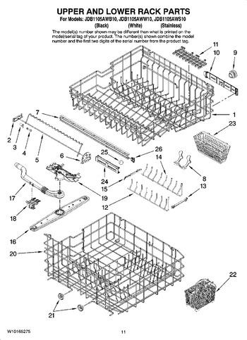 Diagram for JDB1105AWS10