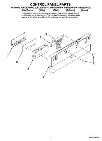 Diagram for JDB1250AWB10