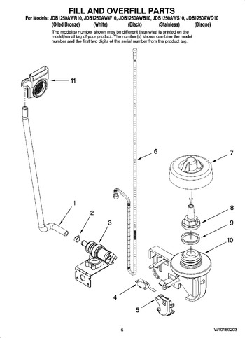 Diagram for JDB1250AWB10