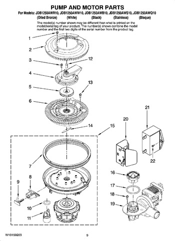 Diagram for JDB1250AWB10