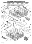 Diagram for 09 - Upper And Lower Rack Parts