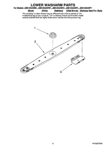 Diagram for JDB1255AWR1