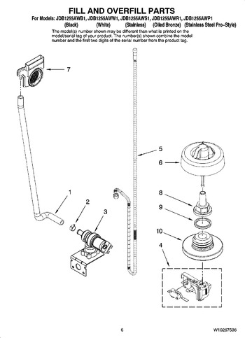 Diagram for JDB1255AWR1