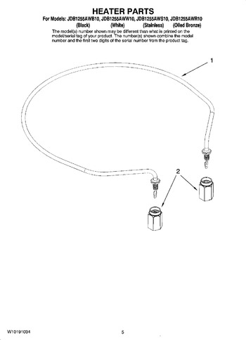 Diagram for JDB1255AWS10