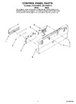 Diagram for 02 - Control Panel Parts