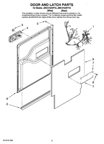 Diagram for JDB1275AWF10