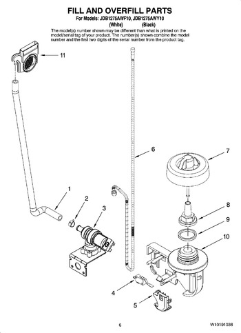 Diagram for JDB1275AWF10