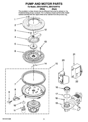 Diagram for JDB1275AWY10