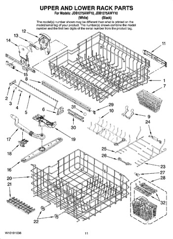 Diagram for JDB1275AWY10