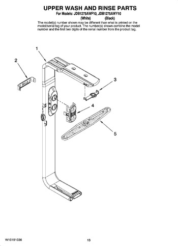 Diagram for JDB1275AWY10