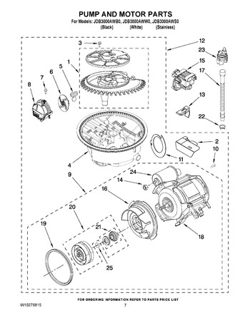 Diagram for JDB3000AWW0