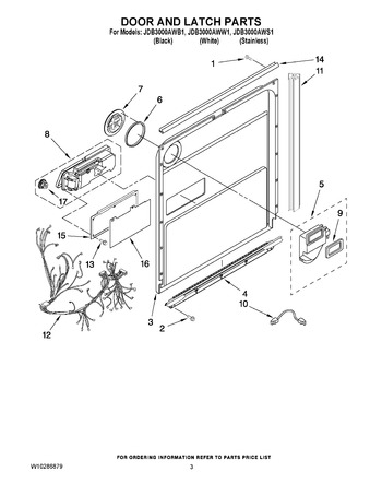 Diagram for JDB3000AWB1